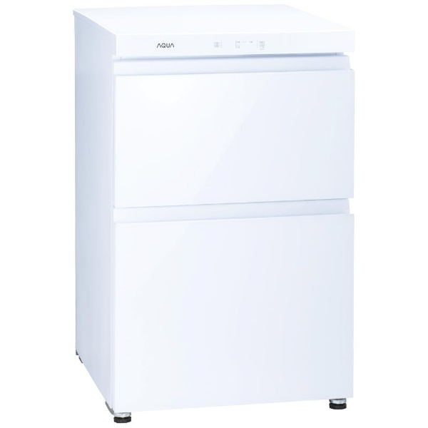 冷凍庫 COOL CABINET クリスタルホワイト AQF-GD10N(W) [幅55.7cm /100L /2ドア /引き出しタイプ /2023年]