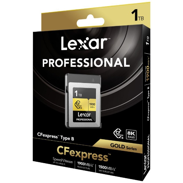 LCXEXPR001T-RNENJ Lexar CFexpressカード Type-B 1TB GOLD LCXEXPR001T-RNENJ [1TB]