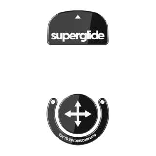 [鼠标鞋底]Superglide For Logicool GPRO X SUPERLIGHT黑色LGSSGB