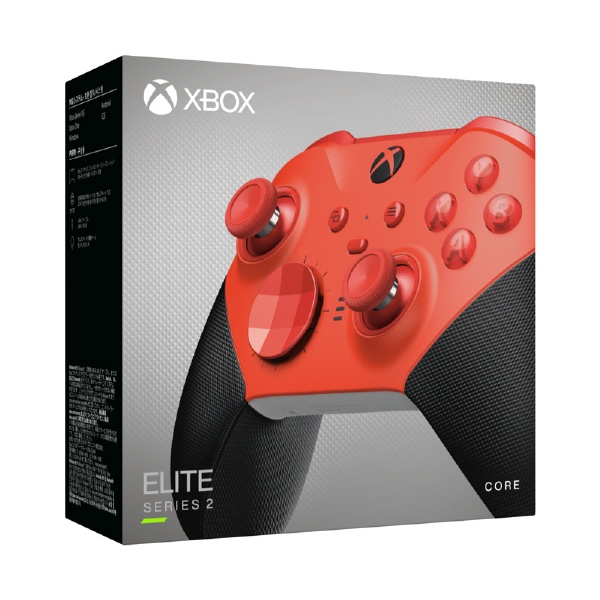 【純正】 Xbox Elite ワイヤレス コントローラー Series 2 Core （レッド） 【Xbox One/Xbox Series X  S/PC】