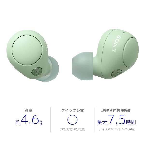 全部的无线入耳式耳机鼠尾草绿色WF-C700N GZ[支持无线(左右分离)/噪音撤销的/Bluetooth对应]_3