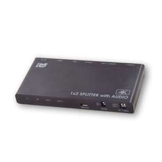 支持4K60Hz/降低规模的外部声音输出装置在的HDMI分配器(1输入2输出)RS-HDSP2PA-4K