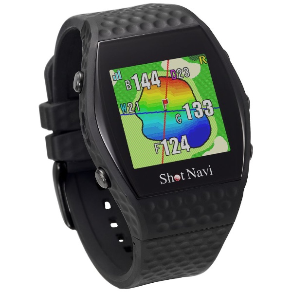 ショットナビ 腕時計型GPSゴルフナビ Crest WHxSV （ホワイトxシルバー 