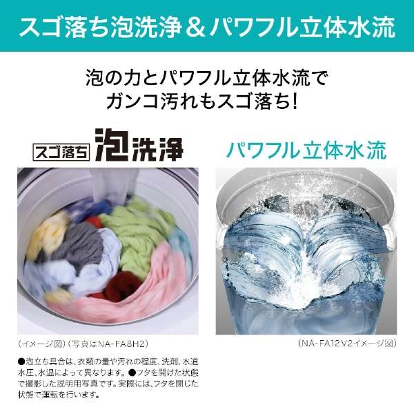 全自动洗衣机FA系列白NA-FA7H2-W[在洗衣7.0kg/干燥7.0kg/简易干燥(送风功能)/上开]_4