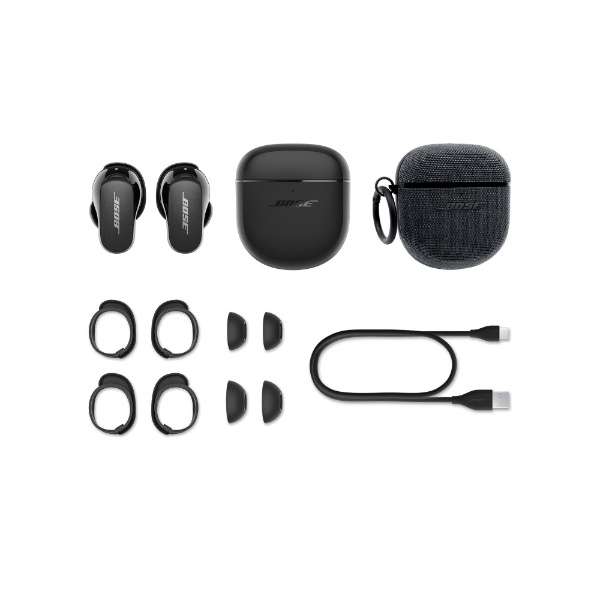 完全ワイヤレスイヤホン QuietComfort Earbuds II Triple Black QCEBIIBK+FABCOVER [ワイヤレス(左右分離) /Bluetooth /ノイズキャンセリング対応]_3