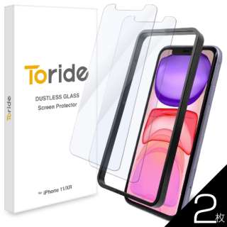 Toride zRȂ iPhone 11 XRp KXtB 2 ʕی NA DUSTLESSH 10H 0.33mm \tKCh gf TR003IP11GL