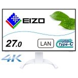 USB-Cڑ PCj^[ FlexScan zCg EV2740X-WT [27^ /4K(3840~2160j /Ch]