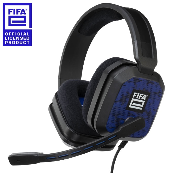 FIFAe公式ライセンス商品】FIFAeゲーミングヘッドセット ブラック