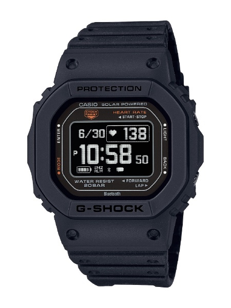 カシオ｜CASIO　通販　Bluetooth搭載時計】G-SHOCK（Gショック）スポーツライン「G-SQUAD」（Gスクワッド）DW-H5600シリーズ　DW-H5600-1JR