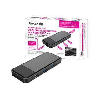 mUSB-C IXX OtM.2 NVMe SSD / HDMI / USB-A2 / USB-CnUSB PDΉ 100W hbLOXe[V ubN KR-U3G2HUBHDMPD-M.2 [USB Power DeliveryΉ]