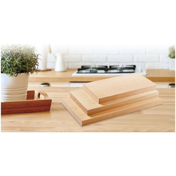 ヤマコー 木曽檜 柾目まな板 小 はぎ合せ - 調理器具