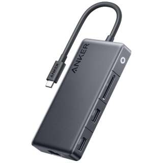 mUSB-C IXX SDJ[hXbg / HDMI / LAN / USB-A2 / USB-C2nUSB PDΉ 85W hbLOXe[V O[ A83480A1 [USB Power DeliveryΉ]