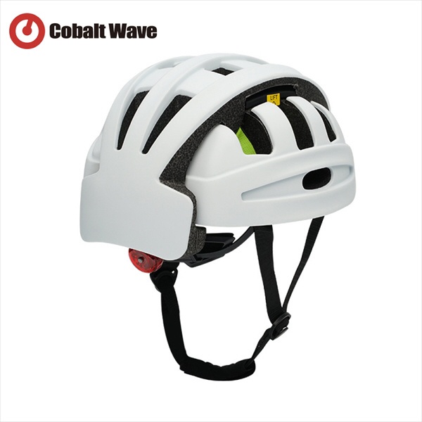 自転車用折り畳みヘルメット(頭囲約55～59cm/ホワイト)FT-888A-WH 
