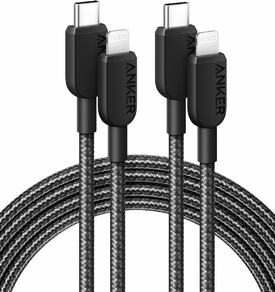 Anker 310 ѵץʥ USB-C &饤ȥ˥ ֥ 1.8m 2ܥå ֥å B81A6011 [USB Power Deliveryб]