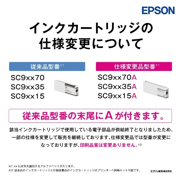 SC9C35A 純正プリンターインク 350ml シアン エプソン｜EPSON 通販