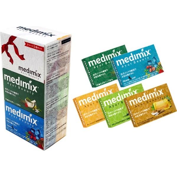メディミックス　medimix  5個セット　石鹸　アロマソープグリーン