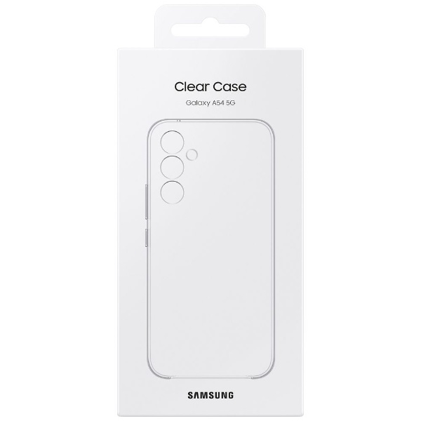 【サムスン純正ケース】Galaxy A54 Clear Case EF-QA546CTEGJP