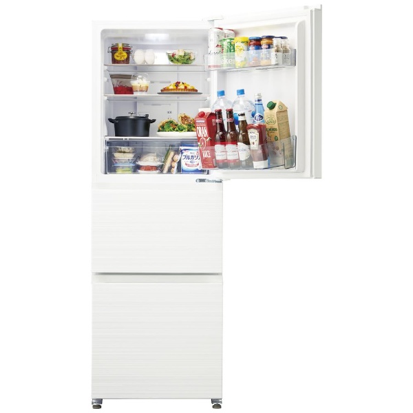 冷蔵庫 SLIMORE（スリモア） リネンホワイト JR-CV29B(W) [幅54cm /286L /3ドア /右開きタイプ /2023年]  《基本設置料金セット》