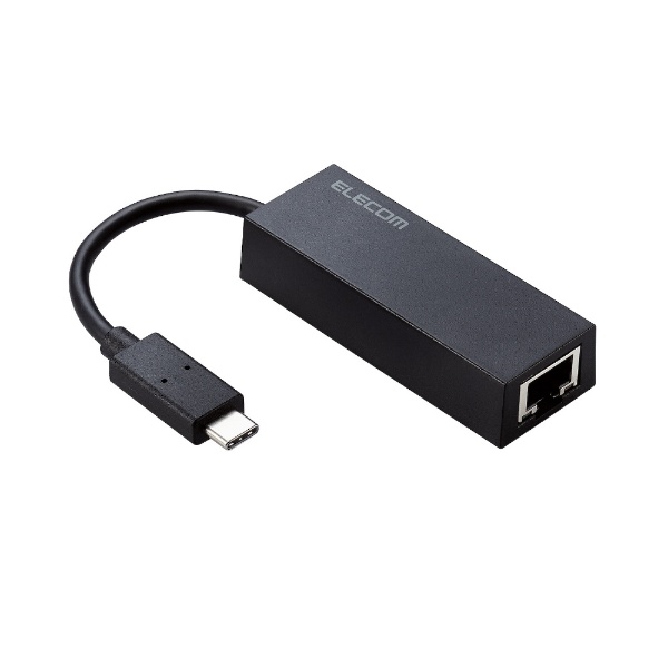 エレコム　ELECOM　LANアダプター 有線 タイプC Giga USBハブ付　EDC-GUC3H2-B