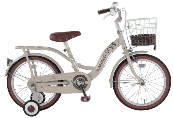 引き取り価格　子供用自転車　MAHALO マハロ　ホワイト×ピンク　18インチ