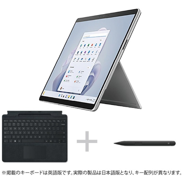Surface Pro 9 プラチナ + スリムペン2付き Signatureキーボード [Windows11 Home /intel Core i5  /メモリ：8GB /SSD：256GB] VYW-00007 【在庫限り】