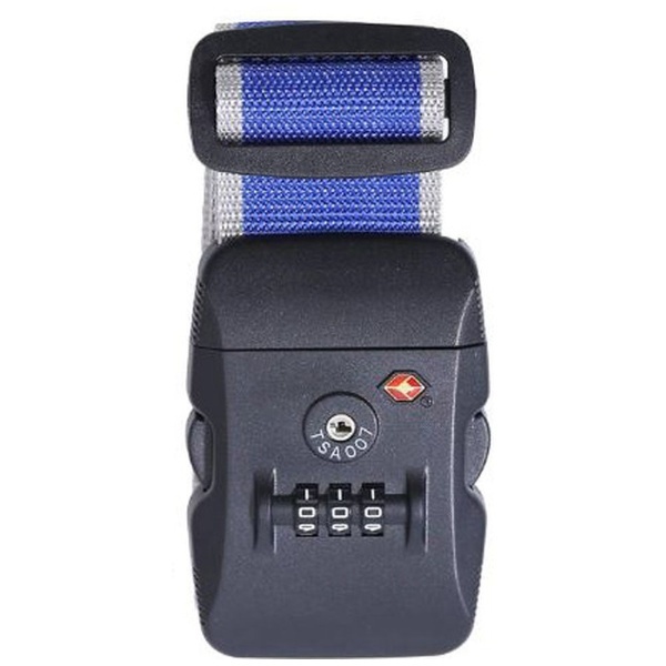 十字型スーツケースベルト（TSAロック対応）3ダイヤル ブルー×ホワイト LG-STCS-TSABLT-CT-BLWH ロジック｜Logic 通販 