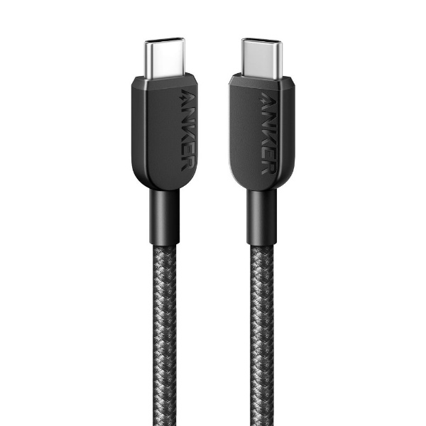 Anker 310 ѵץʥ USB-C &USB-C֥ 0.9m ֥å A81E5011 [USB Power Deliveryб]