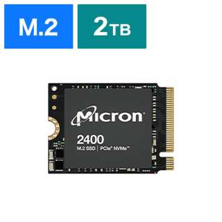 SSD PCI-Expressڑ Micron 2400(22x30mm) MTFDKBK2T0QFM-1BD1AABYYR [2TB /M.2]