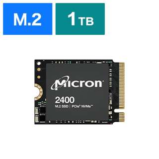 SSD PCI-Expressڑ Micron 2400(22x30mm) MTFDKBK1T0QFM-1BD1AABYYR [1TB /M.2]