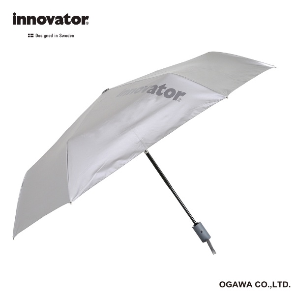 折りたたみ傘 自動開閉 innovator（イノベーター） シルバー IN-55WJP