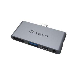 iPad PropmUSB-C IXX HDMI / 3.5mm / USB-A / USB-CnUSB PDΉ 60W hbLOXe[V CASA AAPADHUBI4GYJ [USB Power DeliveryΉ]