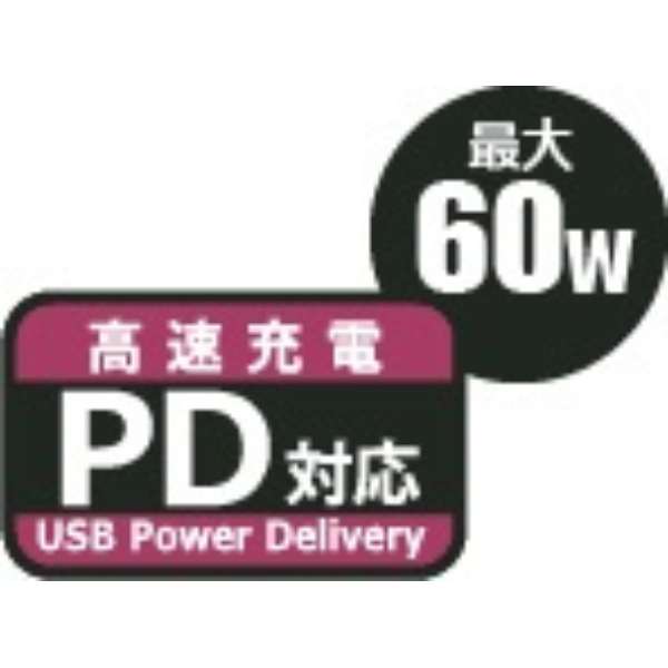 PDΉ Type-C to Type-CP[u 2m VR[f 炩 USB-IFF Rێdl SIAAF ubN OS-UCS1CC200BK [USB Power DeliveryΉ]_9