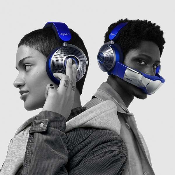 Dyson Zone空气清洁头戴式耳机超蓝色/拉蓝色蓝色WP01BB[支持噪音撤销的/Bluetooth对应]_5