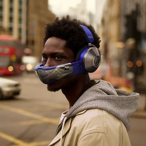 Dyson Zone空气清洁头戴式耳机超蓝色/拉蓝色蓝色WP01BB[支持噪音撤销的/Bluetooth对应]_7