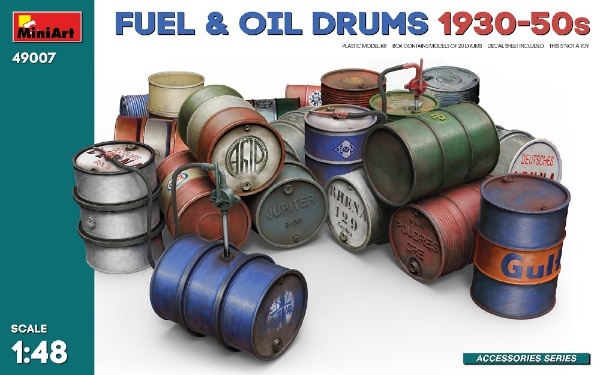 1/35 燃料・石油ドラム缶 1930-50年代 ミニアート｜Mini Art 通販