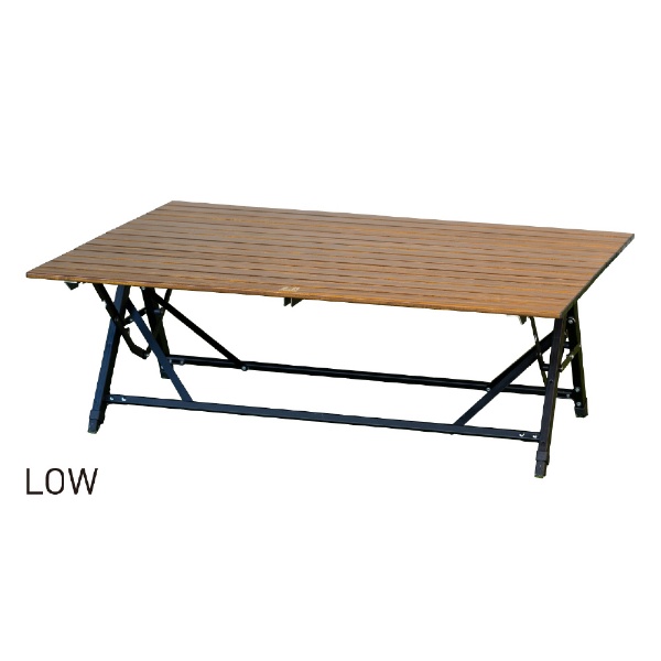 3 High&Low Table ロングII(幅81x奥行100x高さ33.5/49/57.5cm) ダーク