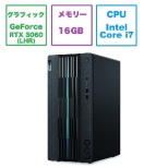 gemingudesukutoppupasokon LOQ Tower 17IRB8黑色90VH004MJP[没有监视器的/intel Core i7/存储器:16GB/SSD:1TB/2023一年5月型号]