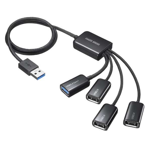 USB-3H436BK コンボタイプ(Mac/Windows11対応) [バスパワー /4ポート /USB 3.2 Gen1対応] サンワサプライ｜SANWA 通販 |