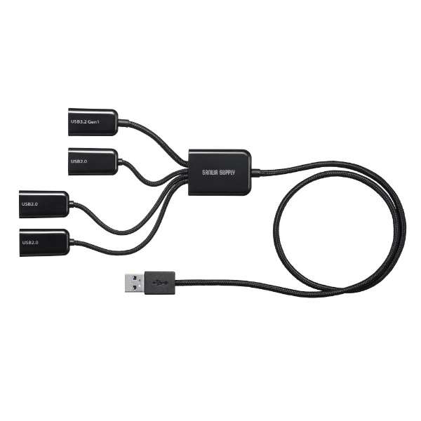 USB-3H436BK USB-Anu R{^Cv(Mac/Windows11Ή) [oXp[ /4|[g /USB 3.2 Gen1Ή]_3