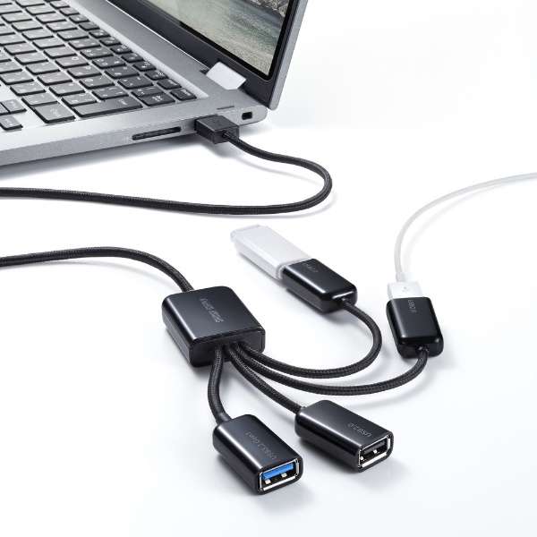 USB-3H436BK USB-Anu R{^Cv(Mac/Windows11Ή) [oXp[ /4|[g /USB 3.2 Gen1Ή]_8