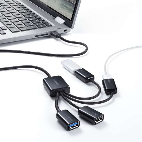 USB-3TC436BK USB-C  USB-A ϊnu R{^Cv(Chrome/iPadOS/Mac/Windows11Ή) [oXp[ /4|[g /USB 3.2 Gen1Ή]_6