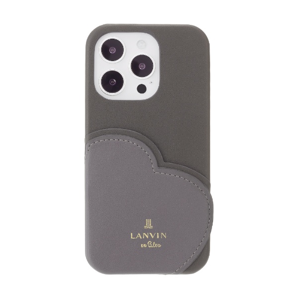 Lanvin en Bleu - Slim Wrap Heart Pocket for iPhone 14 Pro [ Black ] LANVIN en Bleu Х  ֥롼