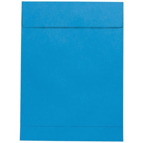 キングコーポ 角形2号 箱貼封筒 120gライトブルー100枚X1箱 100305