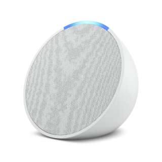 Echo Pop(エコーポップ) - コンパクトスマートスピーカー with Alexa グレーシャーホワイト B09ZX764ZL [Bluetooth対応 /Wi-Fi対応]