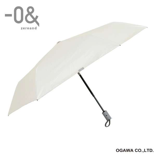 折叠伞自动开闭-0&(零和)化妆棉白LDB-C-55WJP-WH[晴雨伞/55cm]_1