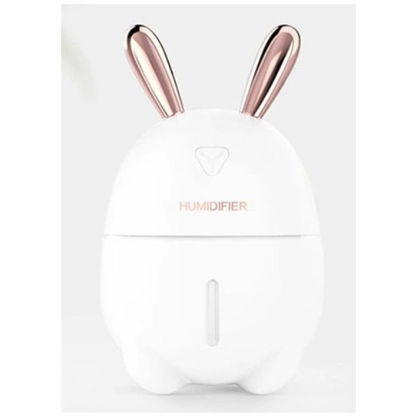 Lapin ウサギ型超音波ミニ加湿器 ホワイト