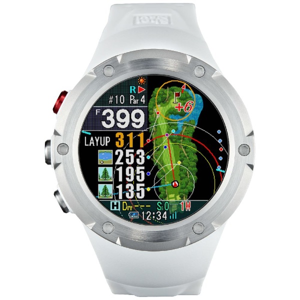 腕時計型GPSゴルフナビ Shot Navi Evolve PRO Touch ホワイト 【返品