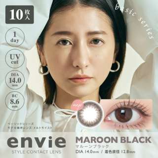 anvi UV marumburakku(10张装)[envie/有色隐形眼镜/1日一次性隐形眼镜]
