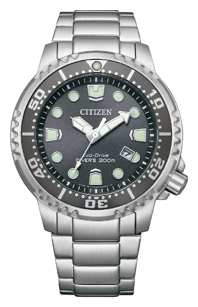 シチズン CITIZEN PROMASTER 腕時計 メンズ BN0167-50H プロマスター MARINEシリーズ エコ・ドライブ ダイバー200m エコ・ドライブ パールグレーxシルバー アナログ表示