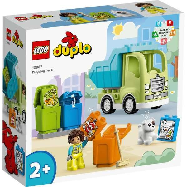 LEGO(Ｌｅｇｏ)10987 deyupuro nomachi再利用回收卡车_2